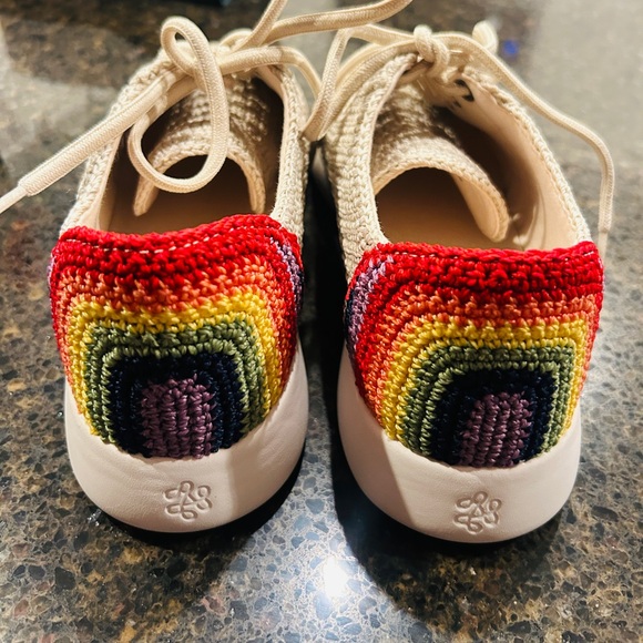 The Sak Beige Knit Sneakers with Rainbow accents - Picture 4 of 5